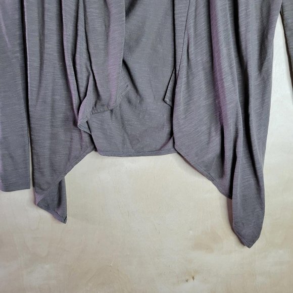 Banana Republic Taupe Brown Open Cardigan Jacket Women Size Medium Petite - Picture 9 of 9